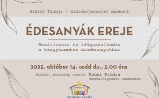 Szülők klubja – A reziliens gyermek